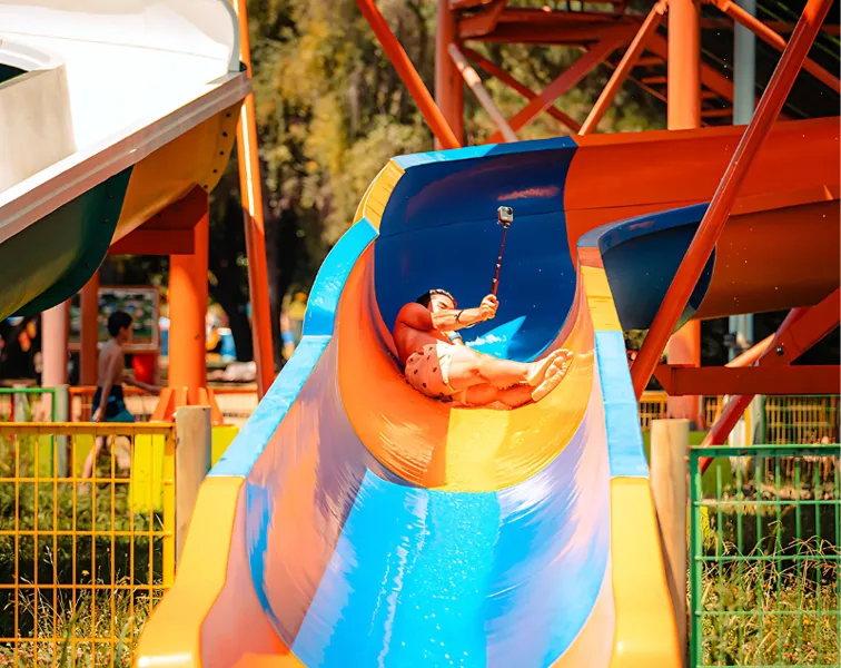 Tobogán Pitón del Parque Acuático Antu